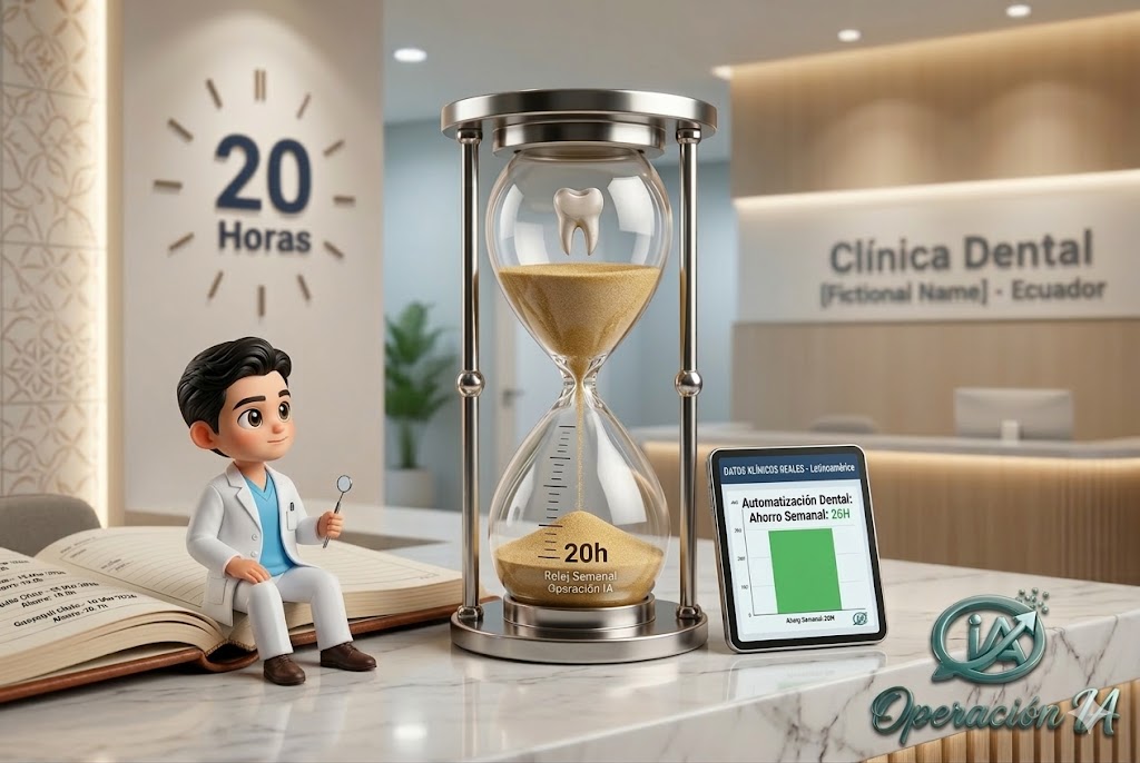 Datos reales: Cómo la automatización salvó 20 horas semanales en clínicas dentales